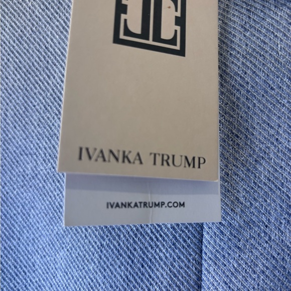 Elegant Gray/Blue Dress with White Collar - Picture 4 of 4